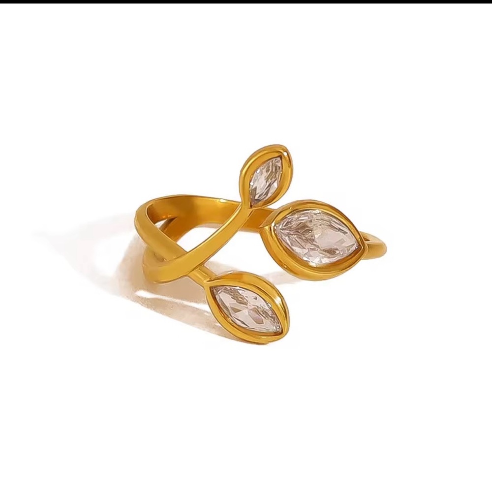 18k gold plated stainless steel Ring